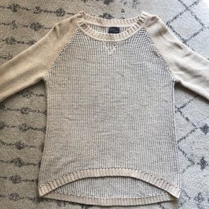 Women’s XS Market & Spruce Cream Textured Sweater